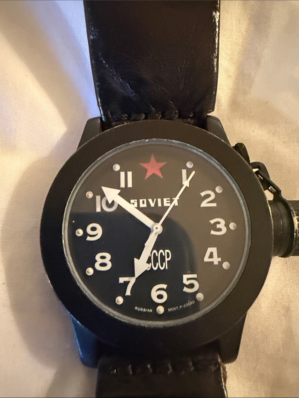 GRUEN SOVIET CCCP Vintage 1989 Russian Movement Military Style Watch